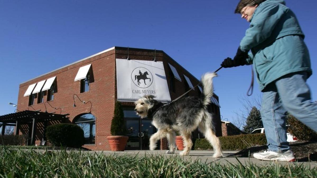 In 2007, Jean Batts walked her dog, Lexington, past the Carl Meyers Riding Apparel store at 342 Romany Road in Lexington.