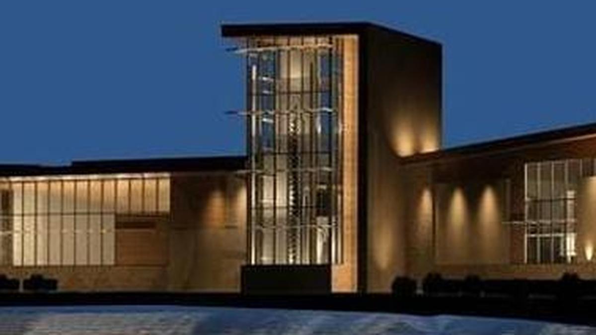 A rendering of the Bardstown Bourbon Co. distillery, which opened in September. Constellation Brands announced it has bought a minority stake in the company.