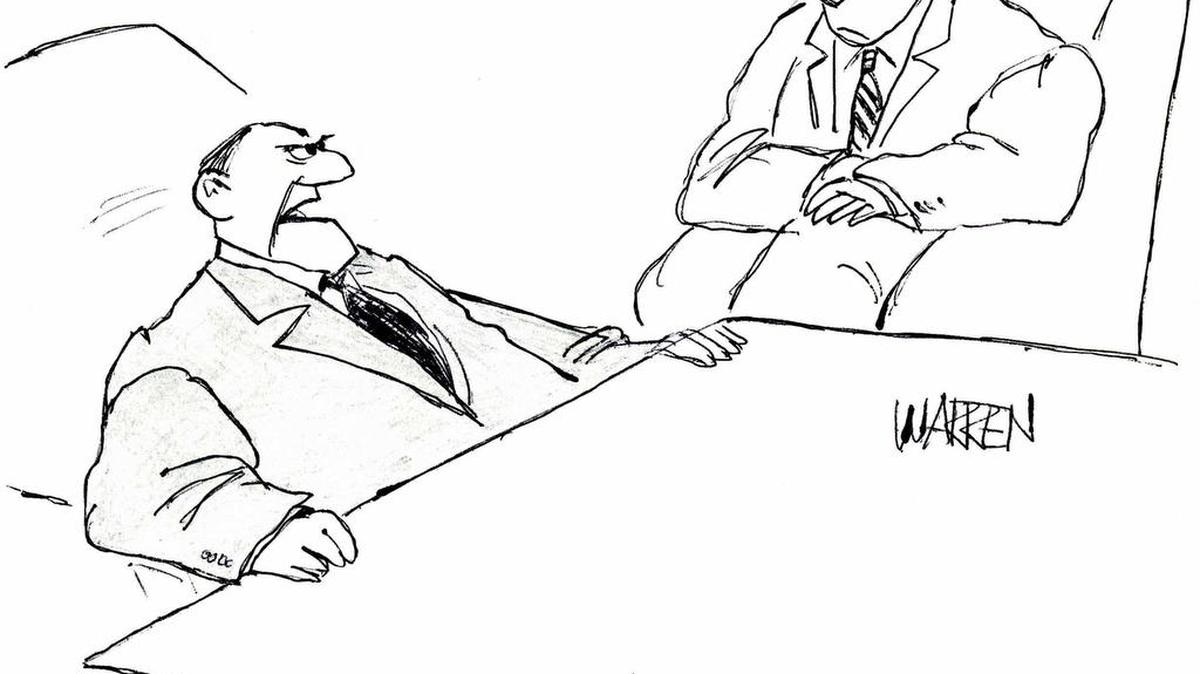 “I want your input ... But if it’s wrong, it will be your output ...”