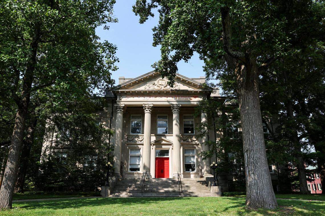 The Carnegie Center near Gratz Park in downtown Lexington, Ky, Tuesday, August 1, 2023.