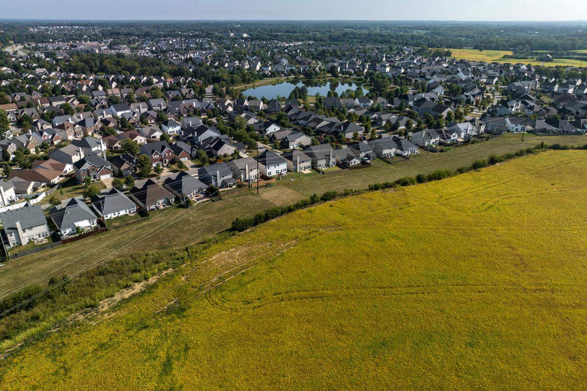 The rapidly growing area along Athens Boonesboro Road in Lexington, Ky.