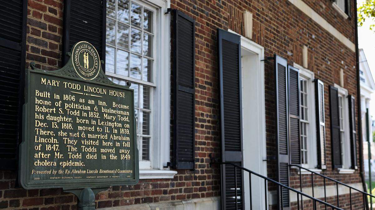 The Mary Todd Lincoln House in downtown Lexington, Ky., is seen Tuesday, Aug. 1, 2023.