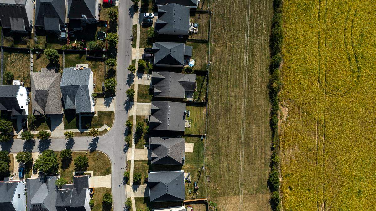 Houses in Lexington, Ky., as seen in 2023.