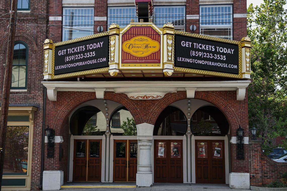 The Lexington Opera House in downtown Lexington, Ky, Tuesday, August 1, 2023.