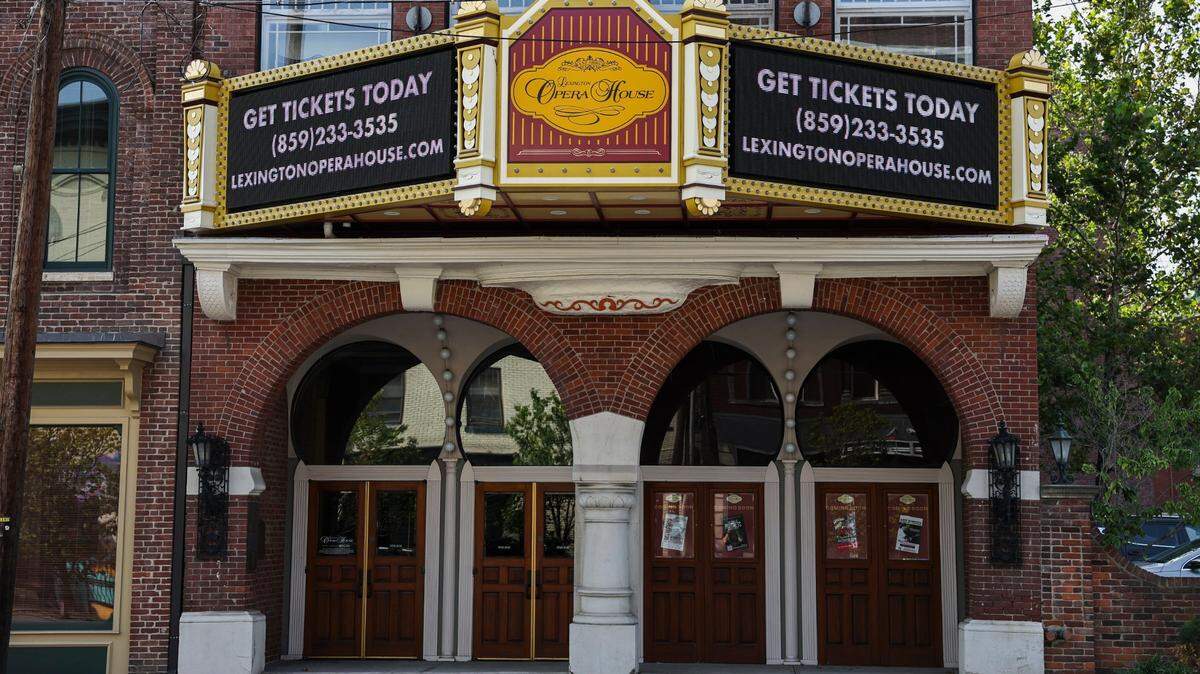 The Lexington Opera House in downtown Lexington, Ky, Tuesday, August 1, 2023.