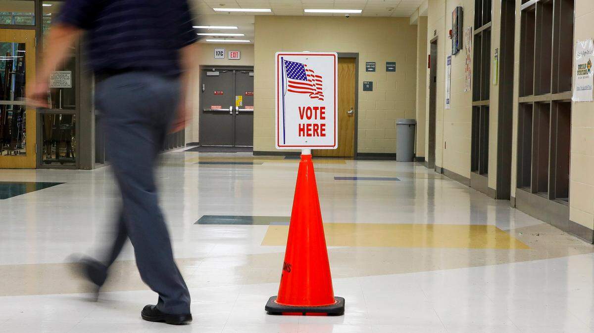 Voters cast their ballots inside Bryan Station High School May 16, 2023, for the primaries. If you are unsure where to find your polling place for the Tuesday, Nov. 7 election, we’ve rounded up some resources to help.