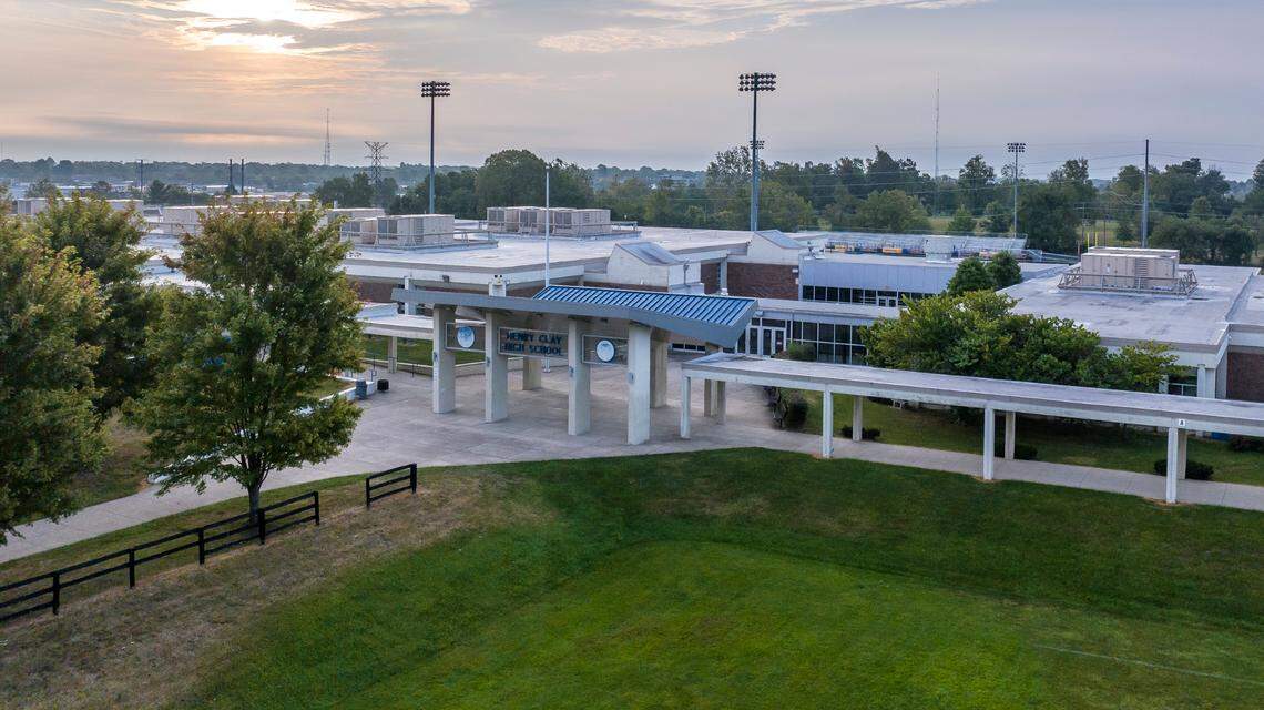 The existing Henry Clay High School in Lexington, Ky. Sunday, Sept. 10, 2023