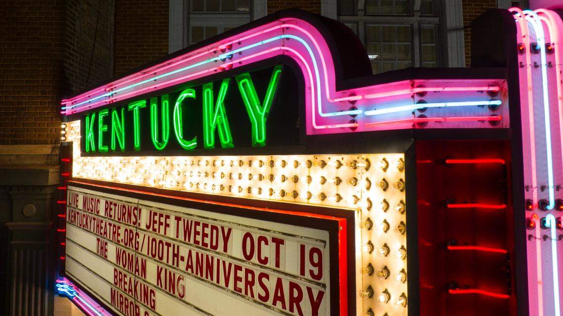 The Kentucky Theatre at 214 East Main Street in downtown Lexington, Ky.