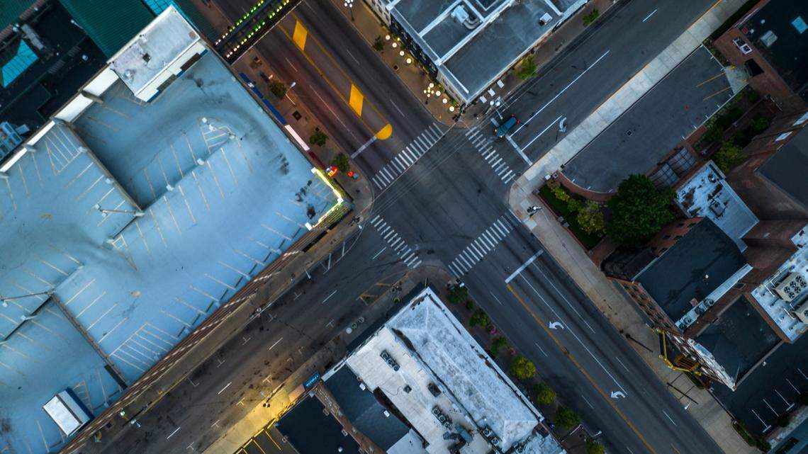 A busy downtown Lexington street was closed Wednesday for a gas main repair.