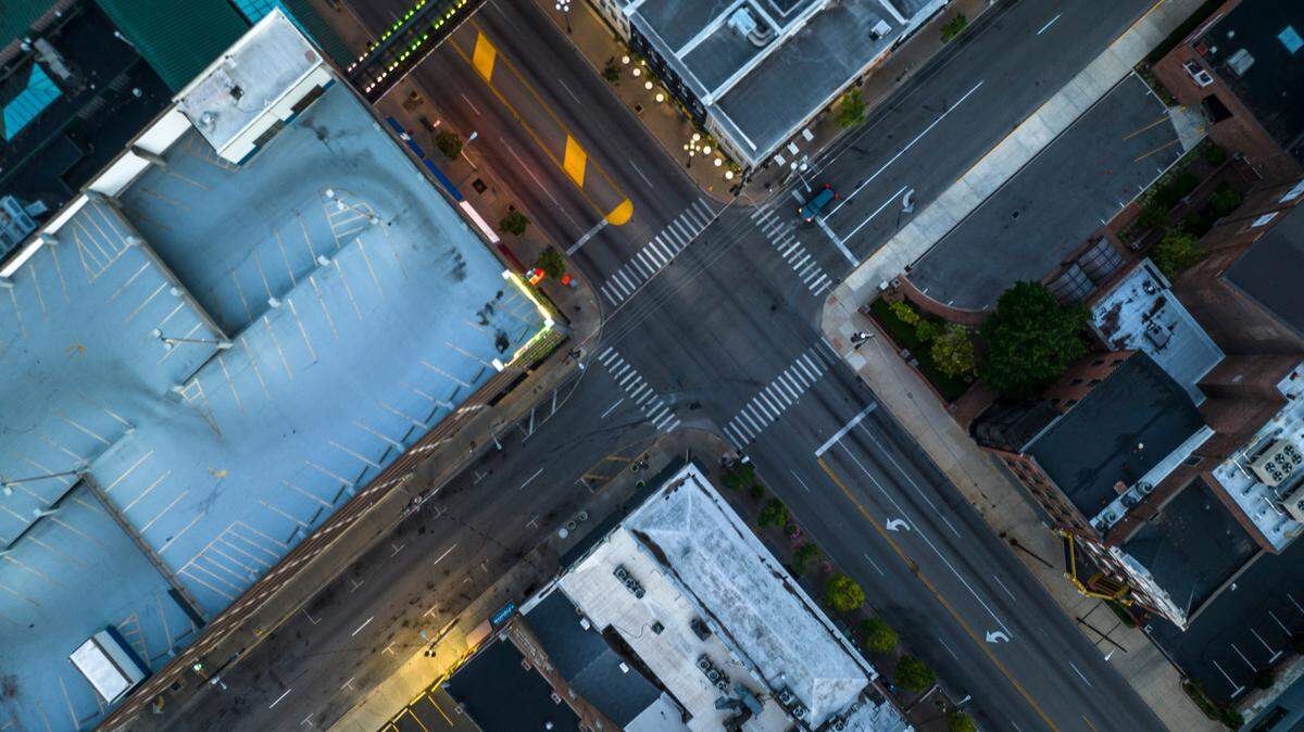 Downtown Lexington, Ky., is photographed on Wednesday, Aug. 2, 2023.
