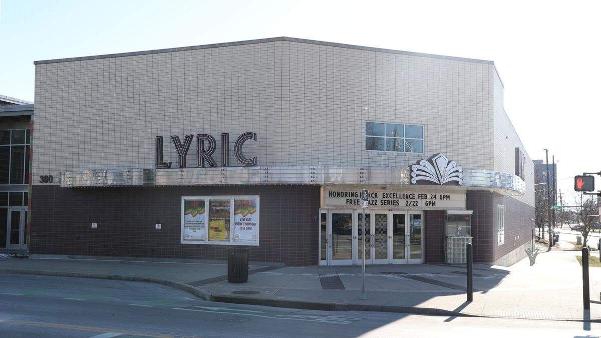 The historical Lyric Theater on East Third St. in Lexingon, Ky on July 11, 2024.