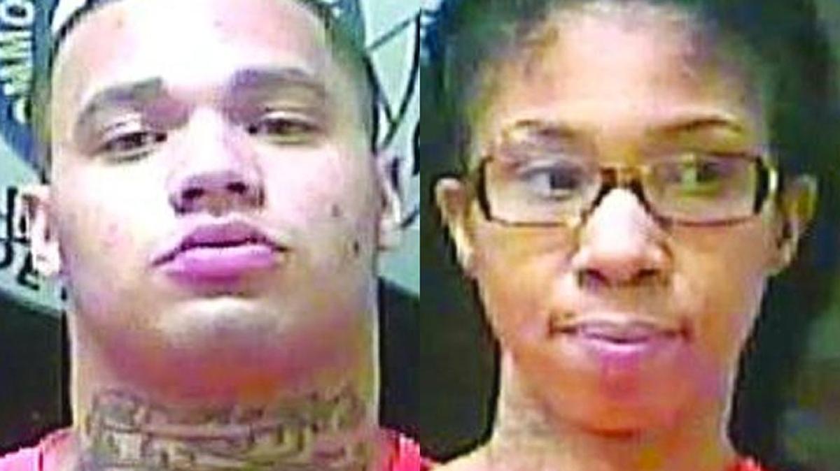 Christopher Gipson, left, and Krystal Parker