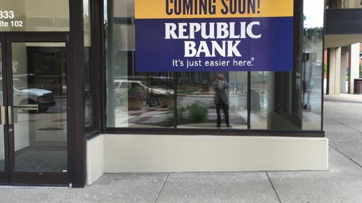 Republic Bank plans to open new, downtown branch at 333 W. Vine Street after the first of January.