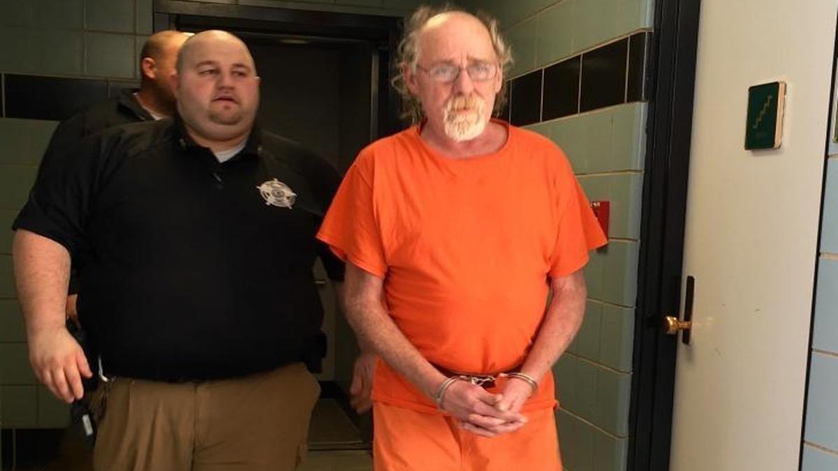 Jackie Hisle Jr. was taken to a Clark County courtroom Monday.