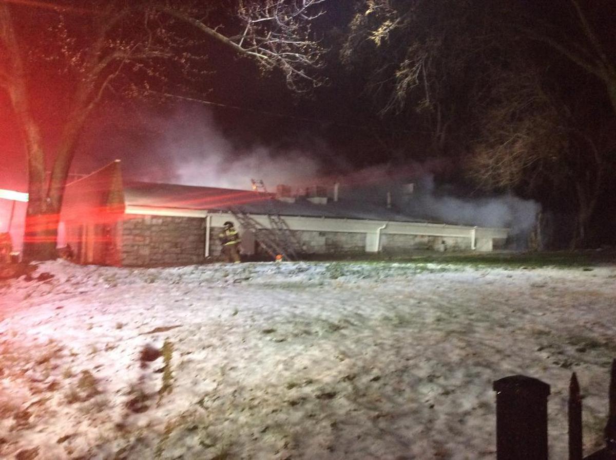 Firefighters worked to put out a fire at 519 1/2 Goodloe St. in March.