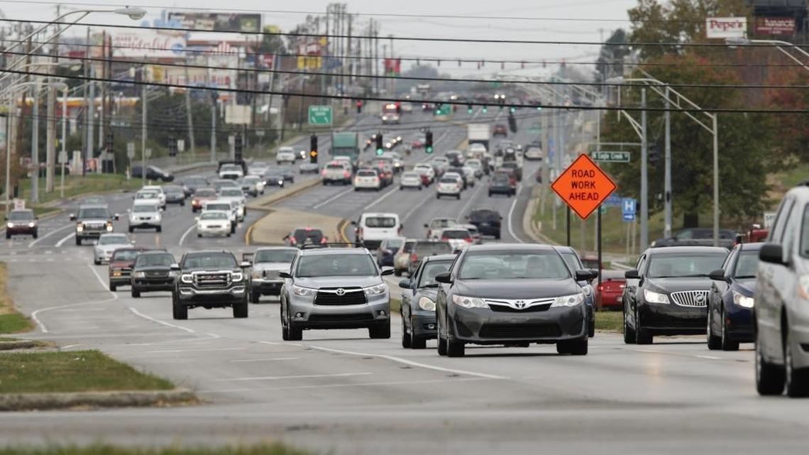 A view of outbound Richmond Road between Squires and North Eagle Creek Drive in Lexington on Thursday, Nov. 3, 2016. A pedestrian was killed crossing the road earlier in the day.