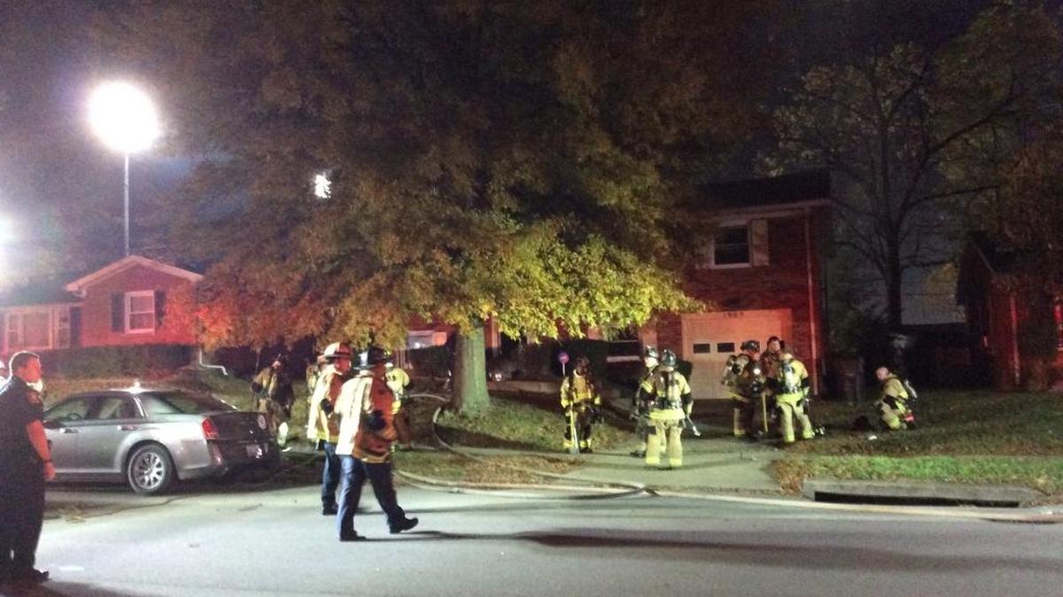 Firefighters were called to a home on Wickland Drive Thursday night.