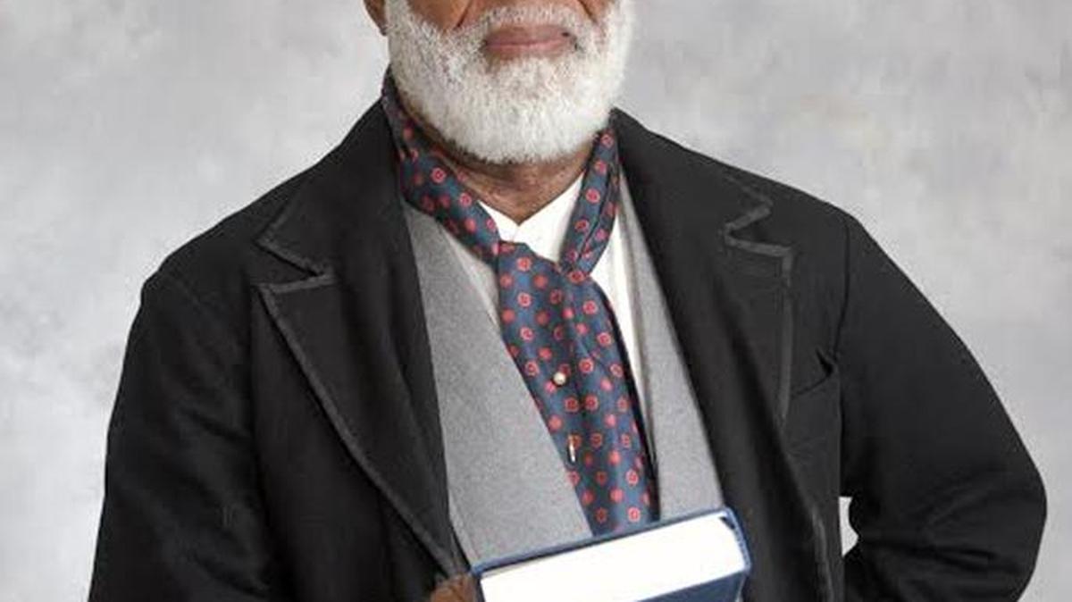 Virgil Covington portrays novelist and playwright William Wells Brown.