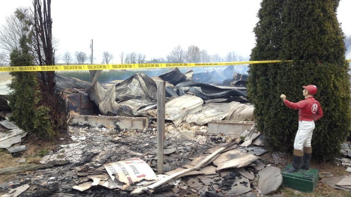 A total of 23 horses were killed Sunday morning a fire at the Mercury Equine Center off Russell Cave Road.