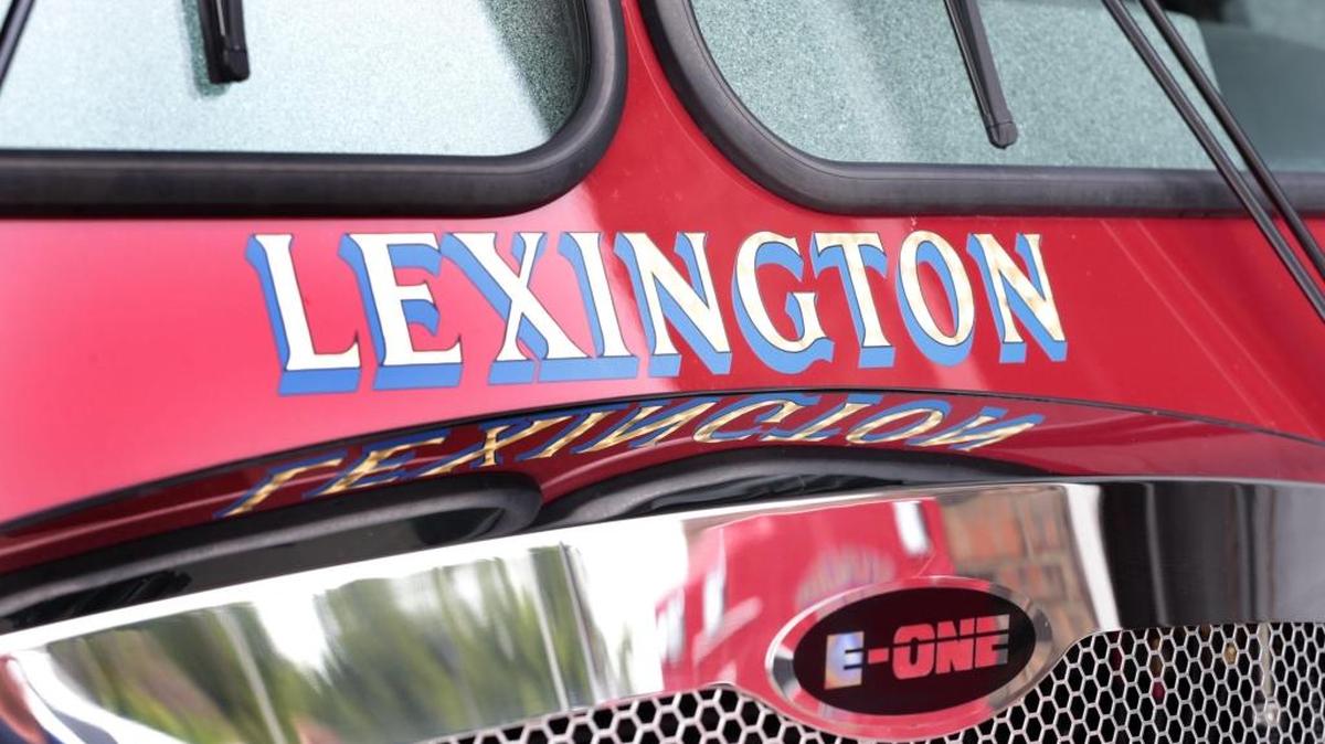 A Lexington fire department engine.