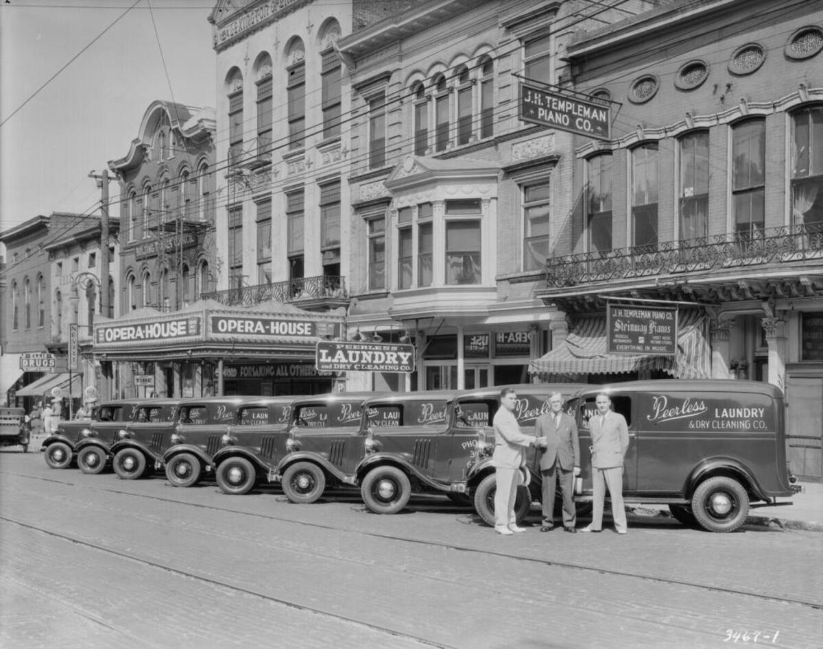 The Lexington Opera House added a new marquee to its North Broadway entrance on Wednesday, March, 4, 2020. The building had a marquee prior to its 1974 renovation. This photo is from 1935.