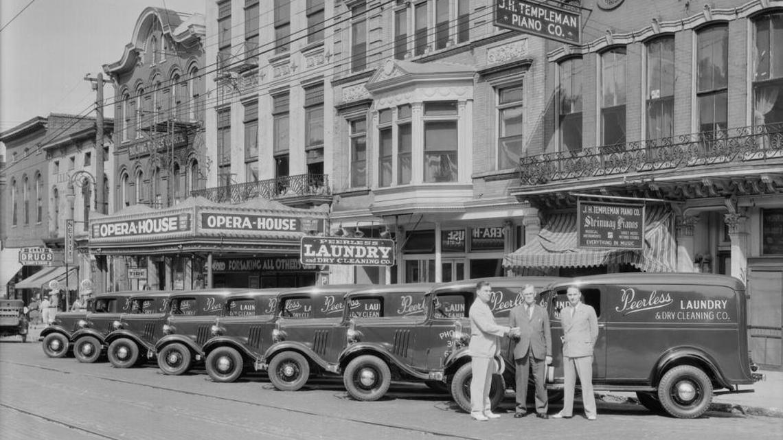The Lexington Opera House added a new marquee to its North Broadway entrance on Wednesday, March, 4, 2020. The building had a marquee prior to its 1974 renovation. This photo is from 1935.