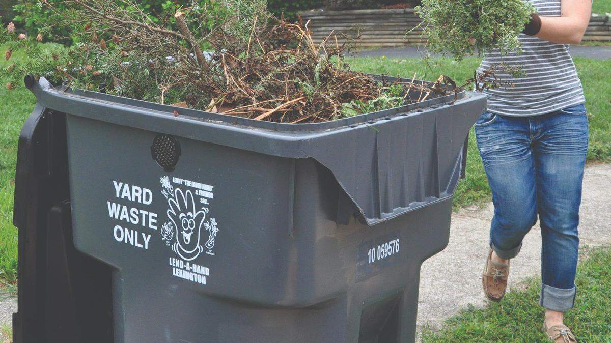 Yard waste trucks are running behind due to a driver shortage.