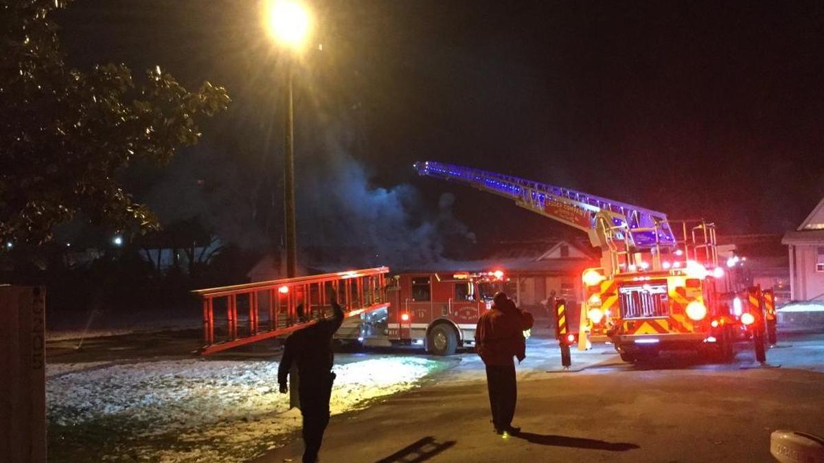 Lexington Fire Department personnel responded to a motel fire Wednesday night off of Versailles Road.