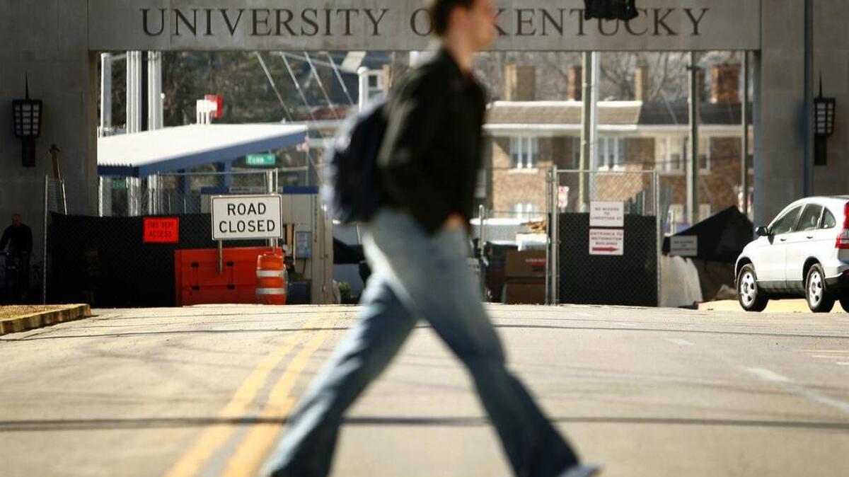 University of Kentucky students return to campus on Wednesday.
