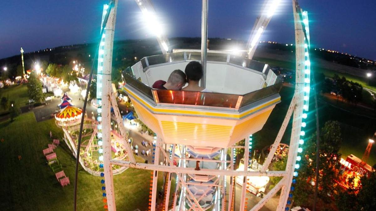 The ferris wheel is a popular spot during the Lexington Lions Club Bluegrass Fair. This year’s fair begins Thursday.