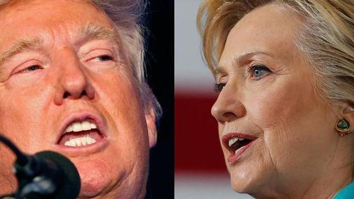 Donald Trump and Hillary Clinton