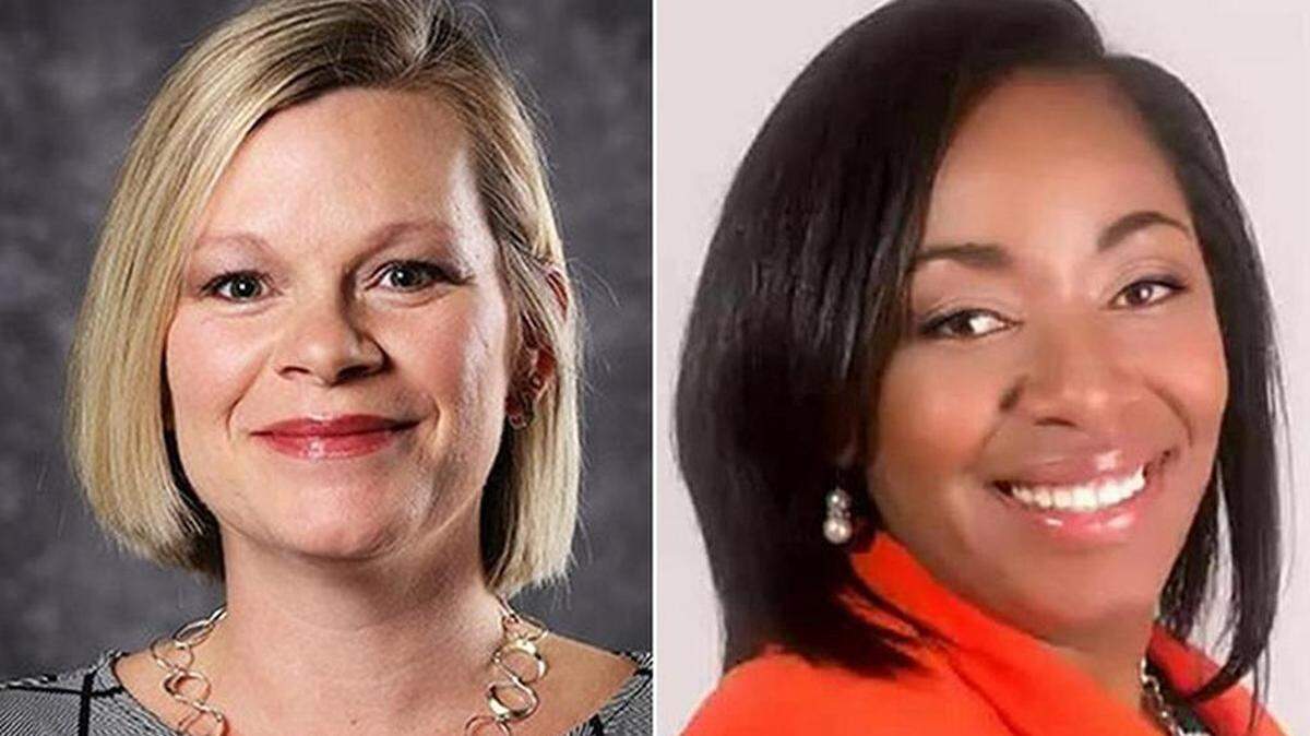 Shevawn Akers, left, and Sasha Love Higgins.