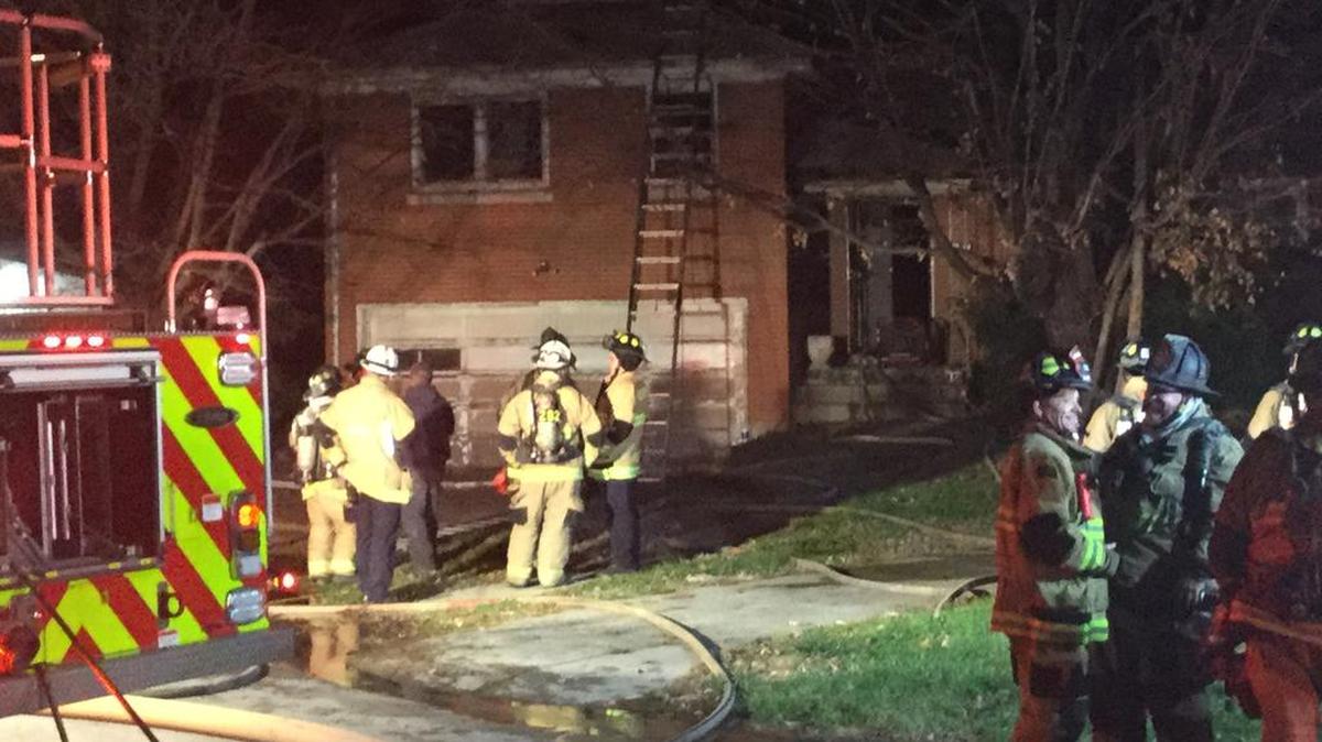 A room in a vacant house on Haskins Drive burned and the home sustained some smoke Thursday night. No one was injured.