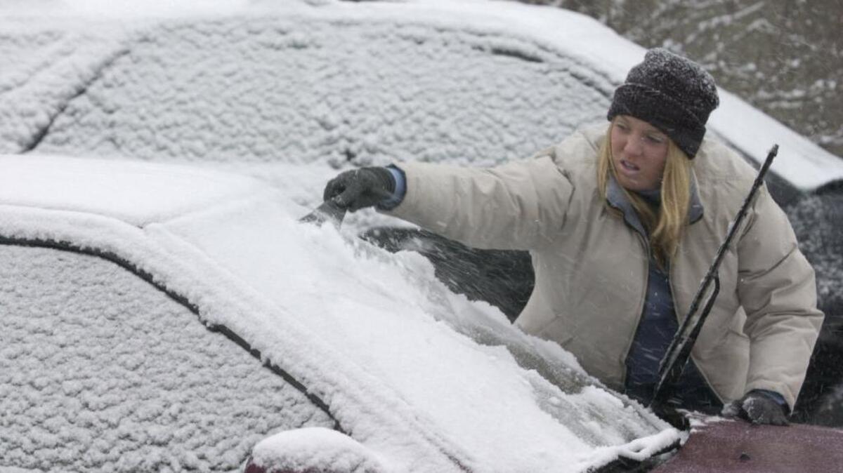 Lexington drivers could see ice on their windshields and on the roads by Monday morning’s commute.