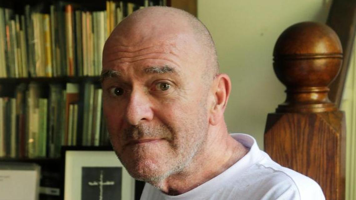 Louis Zoellar Bickett last year at his home on West High Street in Lexington. Bickett had ALS, also known as Lou Gehrig's disease.