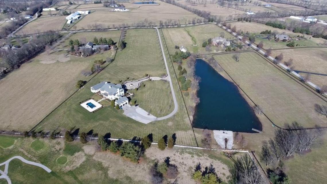 In the foreground to the left of the lake is 400 The Grange Lane