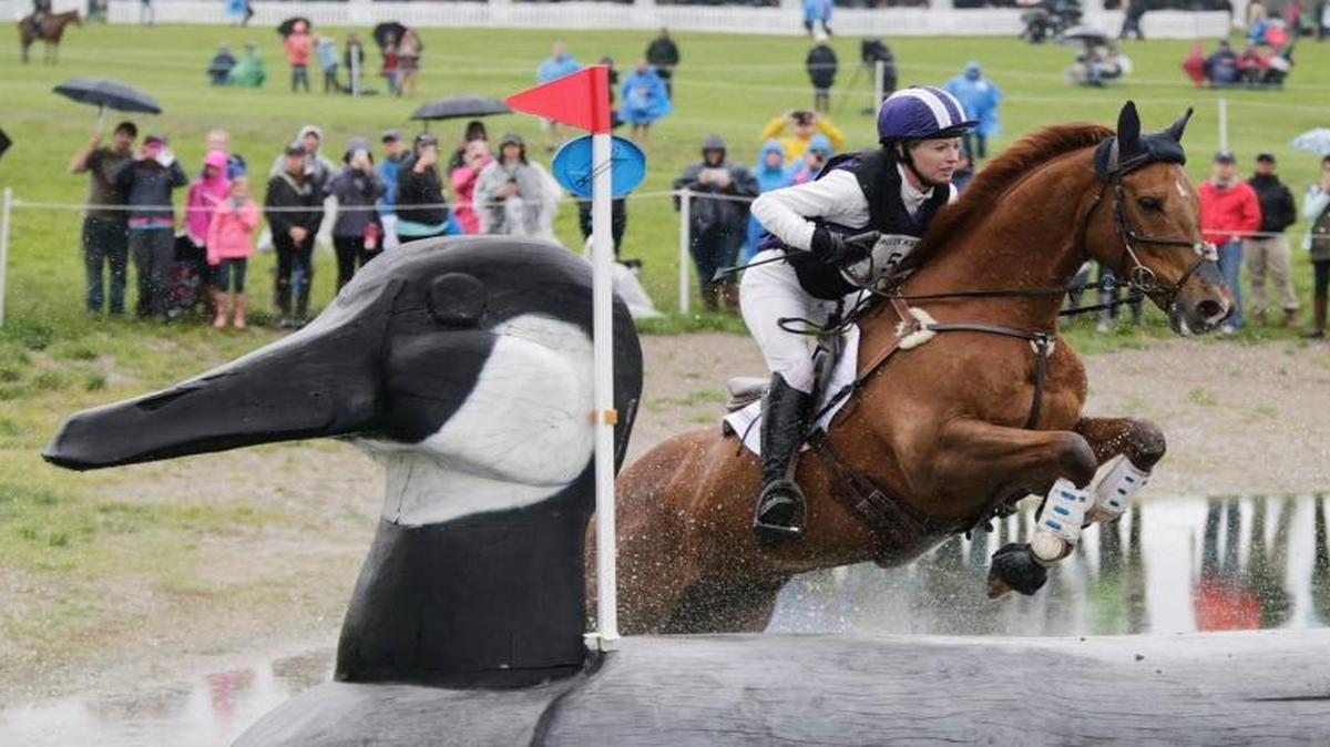 Saturday’s cross county portion of the Rolex Kentucky Three Day Event at the Kentucky Horse Park is typically a popular event.