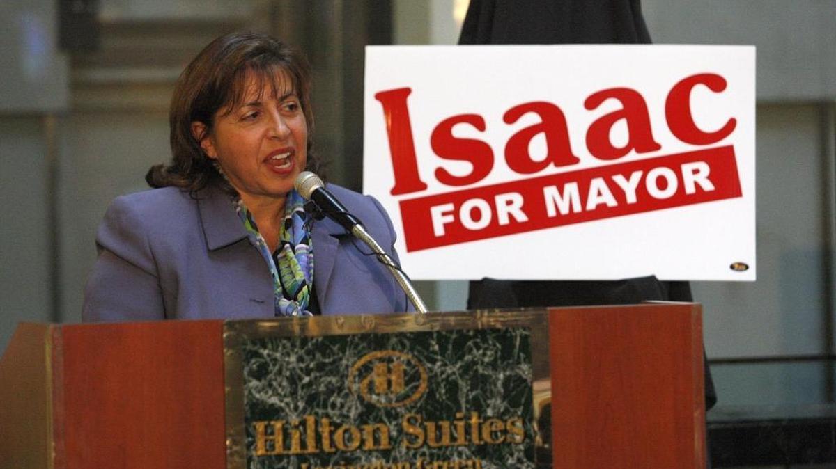 Teresa Isaac was elected Lexington mayor in 2002. She lost her race for re-election to Jim Newberry in 2006.