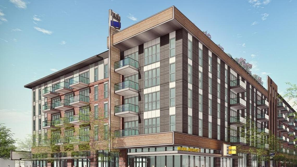 The Hub at Lexington I, 500 South Upper Street, Lexington, Ky. View from the corner of S. Upper Street and Pine Street.