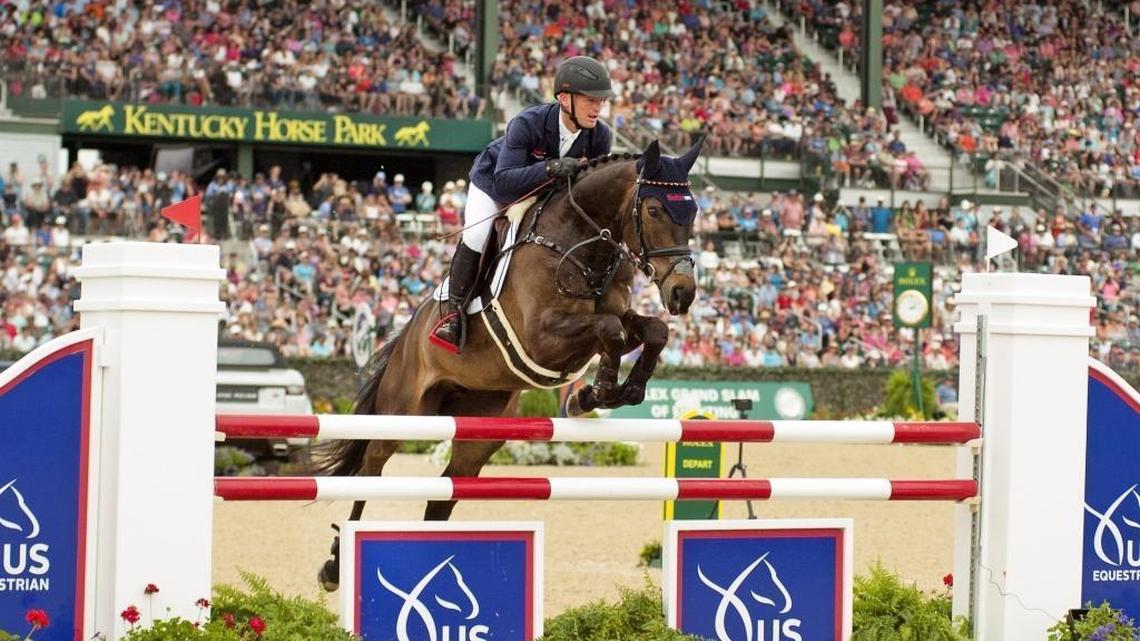 Michael Jung (GER) and FischerRocana FST - Champions of this year’s Rolex Kentucky Three-Day Event presented by Land Rover. This is the third consecutive year Michael Jung has won at the Kentucky Three-Day.
