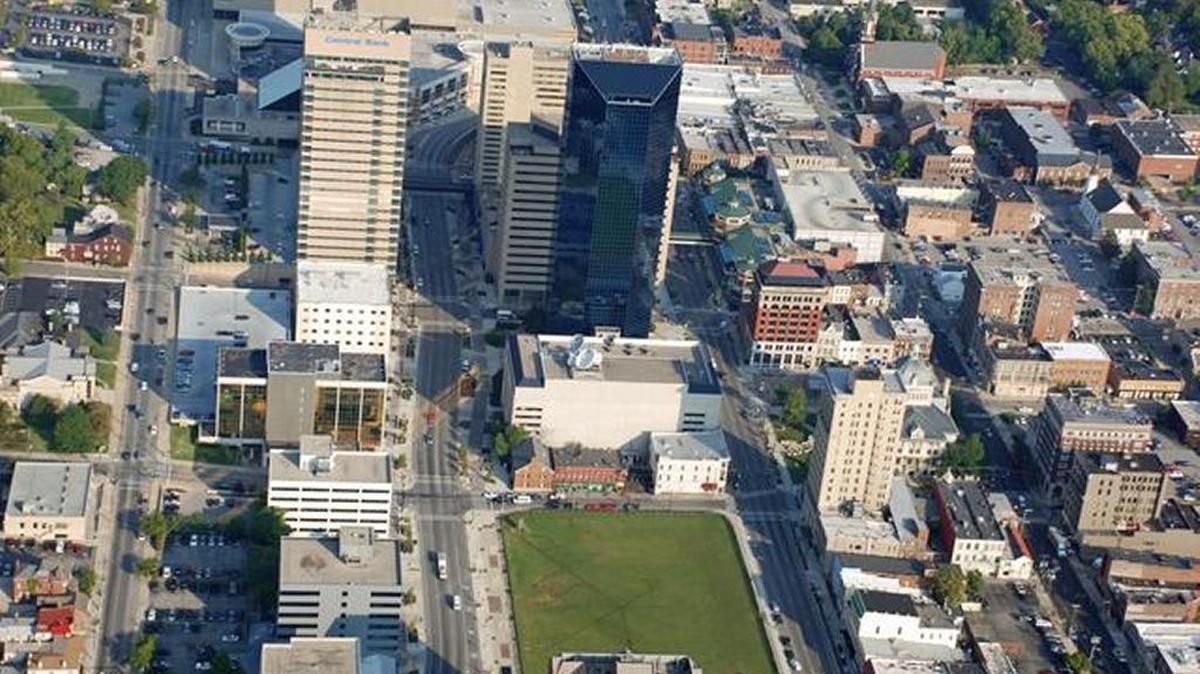 Downtown Lexington.
