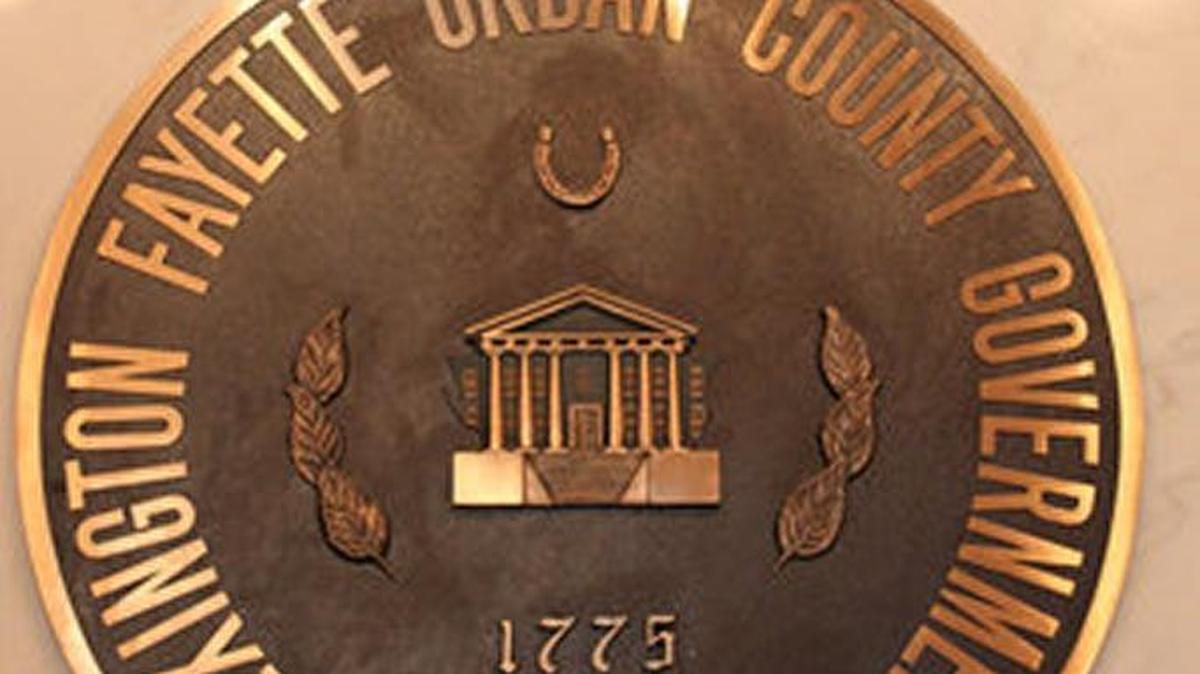 Lexington-Fayette Urban County Government seal.