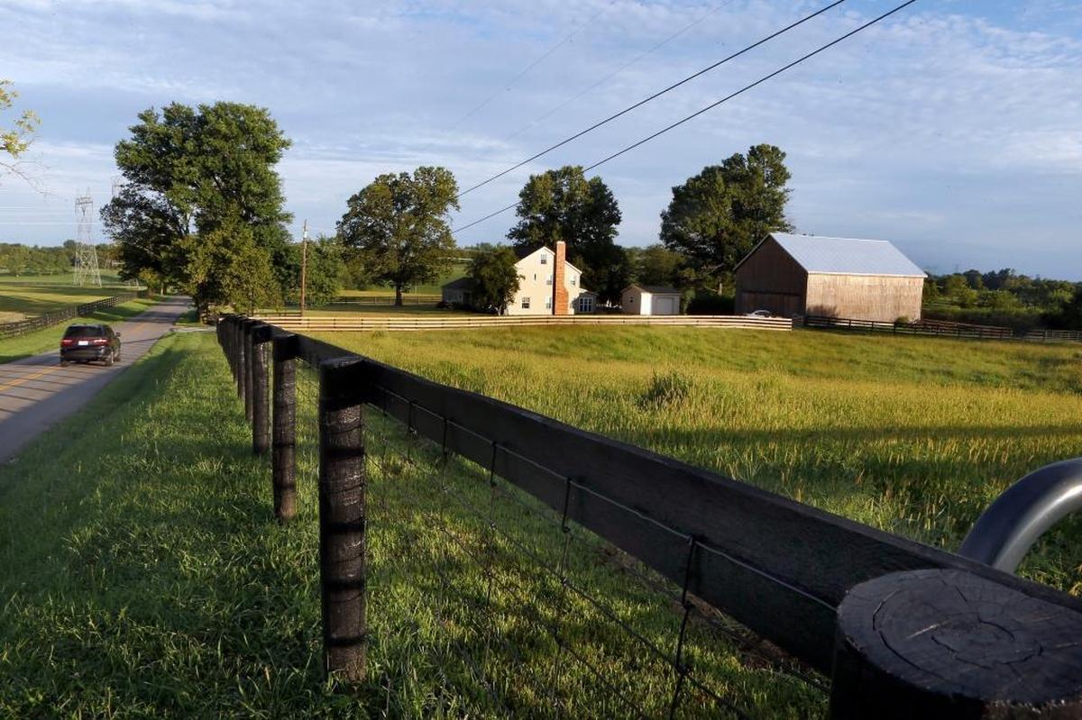 Farm at 4481 Military Pike in Lexington, Ky., Monday, August 15, 2016. Six current and former members of the Rural Land Management Board, which oversees the purchase of development rights program, have received money from the program.