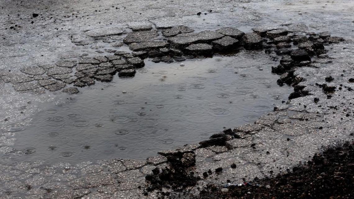 The next battle after Lexington’s snow and ice? A whole lot of potholes on these roads