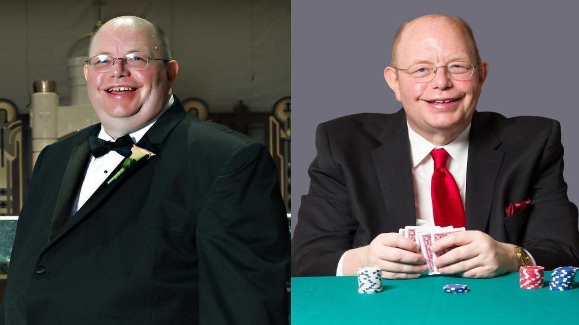 Author Don McNay before and after weight-loss surgery that, along with a better diet and regular exercise, has helped him drop more than 100 pounds.