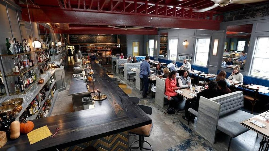 The inside of the former National Provisions restaurant.