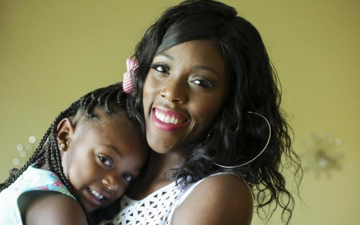 Mikayla Reese, 23, recently graduated from the University of Kentucky with her master’s degree. She and her daughter Nyla, 4, have lived at the One Parent Scholar House, which helps single parents get through college by providing housing and child care.