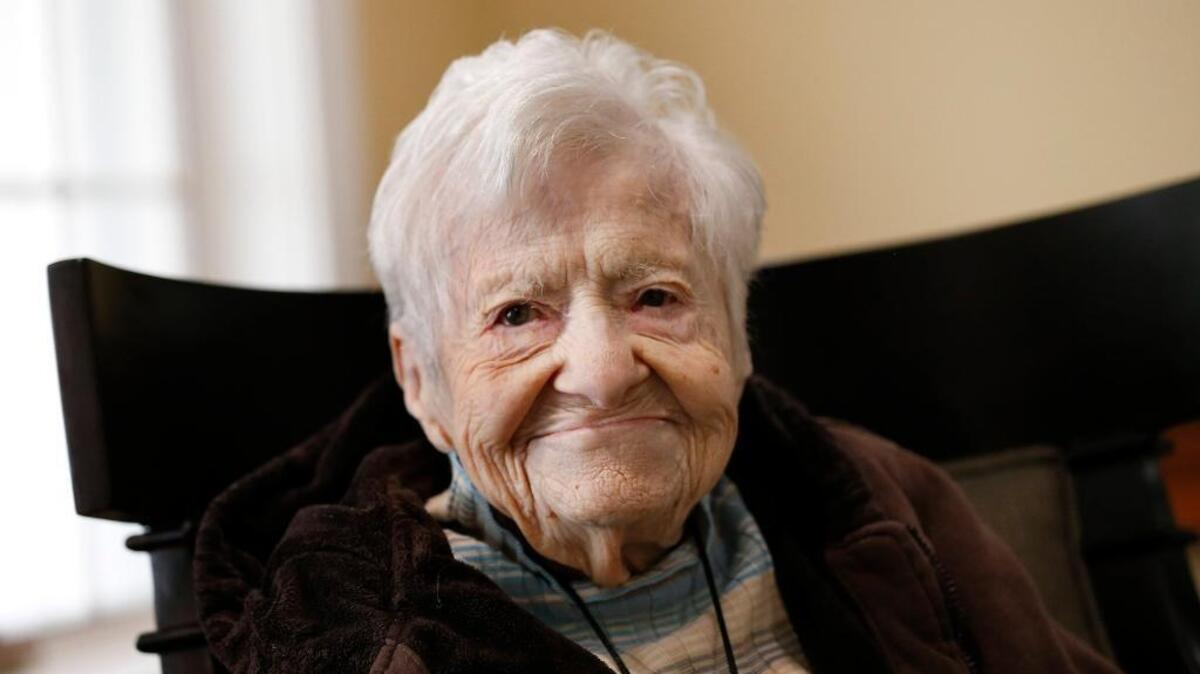 Audrey Stewart, who lives at Signature Healthcare at Tanbark in Lexington, will turn 107 Friday.