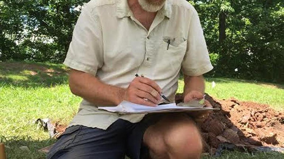 Stephen McBride received the Bluegrass Trust Clay Lancaster Heritage Education Award for his work with Camp Nelson Civil War Park.
