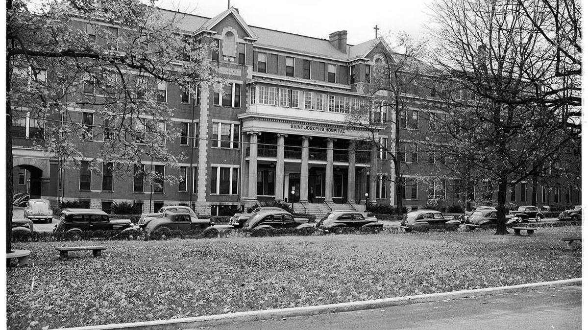 St. Joseph’s Hospital at 544 West Second Street in Lexington, November 1947.